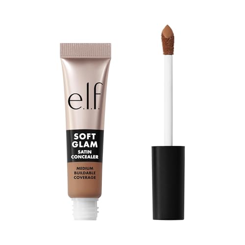Image of e.l.f. Soft Glam Satin Concealer, Medium Coverage For Blemishes & Under-Eye, Crease-Resistant, Long Lasting, Vegan & Cruelty-Free, 31 Medium Neutral
