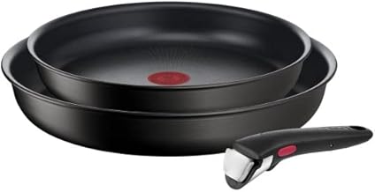 Tefal Ingenio Eco Resist L3979102 Frying Pan 24 cm 28 cm with Removable Handle Set of 2