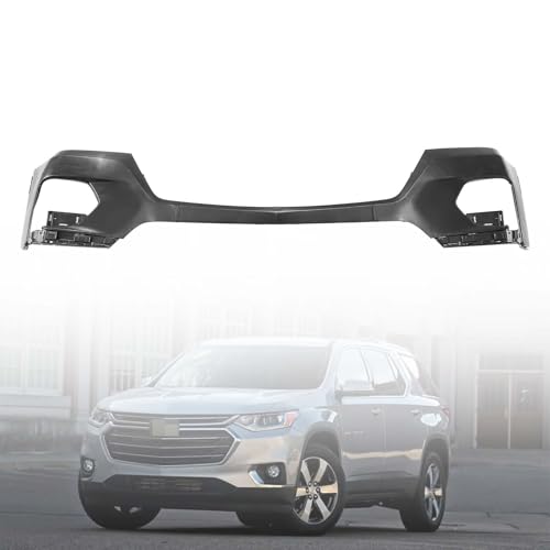 Image of LOSTAR Front Upper Bumper Cover Grille & Skid Plate Primed Fit for 2022 2023 Chevy Traverse LS RS LT 85596503