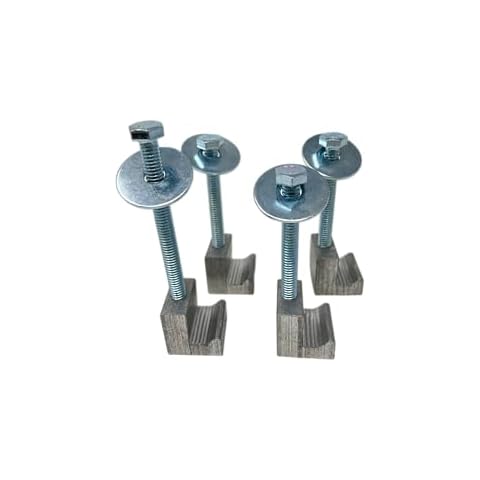 GCi STRONGER BY DESIGN G-31 Mounting J Hook Clamp for Crossover Truck Toolbox, 4 pack, 6000 Series Structural Aluminum, MADE IN USA Cover