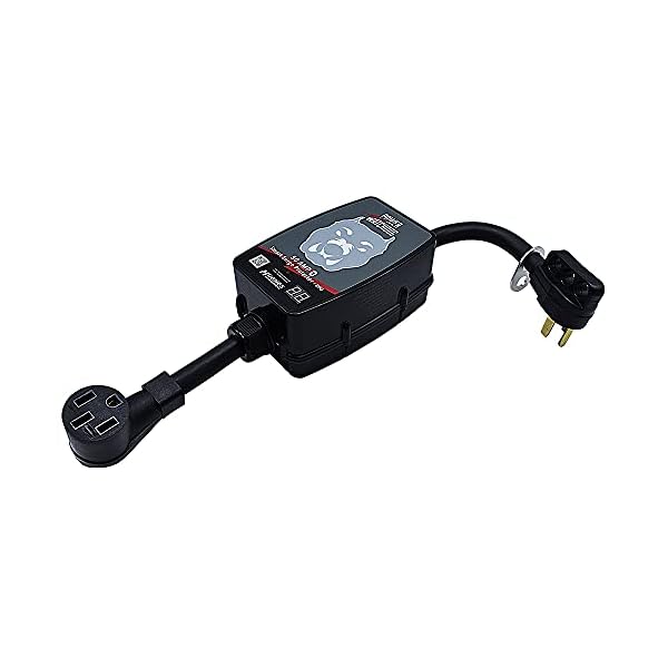 Power Watchdog PWD50EPO, Bluetooth Surge Protector with Auto Shutoff, 50 Amp, Portable