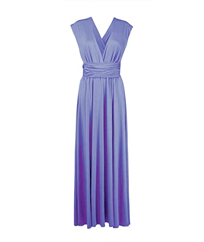 Image of Sexyshine Women's Backless Gown Dress Convertible Multi-Way Wrap Halter Cocktail Dress Bandage Bridesmaid Long Dresses