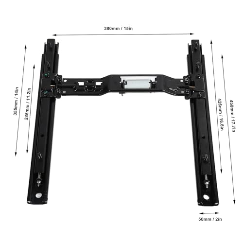 Car Seat Electrical Seating Slider, Flexible Forward Backward 12V Low Noise Steel Strong Load Bearing Electric Seat Slide Rail for Commercial Vehicle