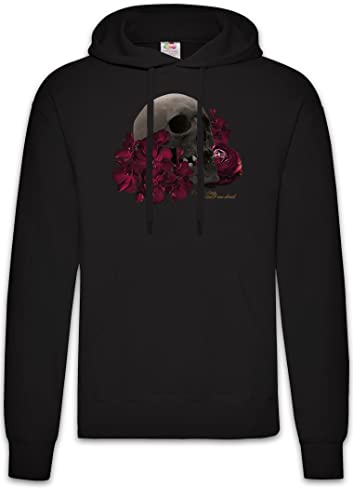 Sweat à capuche Flower Skull Urban Backwoods pour homme et femme en coton