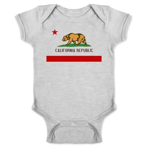 Pop Threads California Republic Calexit Flag Infant Baby Boy Girl Bodysuit