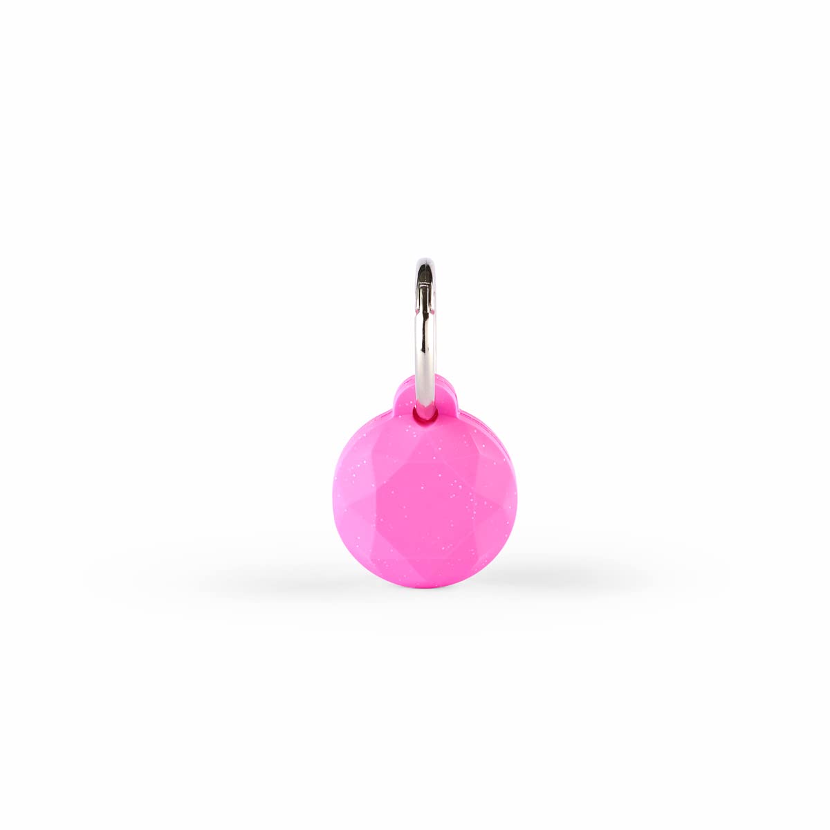 MOJIPOWER, AirTag Keyring, AirTag Case, Metal Ring, Funny AirTag Keychain, Apple Airtag Accessories for Keys, Diamond Model