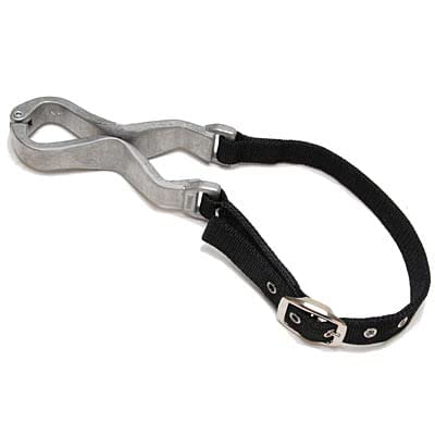 Jeffers Equine Cribbing Strap for Horses Adjustable Equine Cribbing Control Strap with Aluminum Throat Piece Nylon Webbing Nickel Plated Buckle Horse & Pony Tack Stable & Barn Equipment