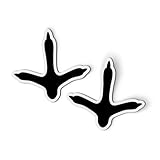 AK Wall Art Turkey Footprints - Magnet - Car Fridge Locker - Select Size