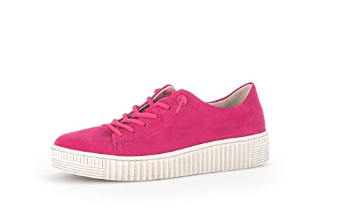 Gabor Damen Low-Top Sneaker, Frauen Halbschuhe,Wechselfußbett,Best Fitting,Sportschuhe,Freizeitschuhe,Turnschuhe,Laufschuhe,pink,40 EU / 6.5 UK