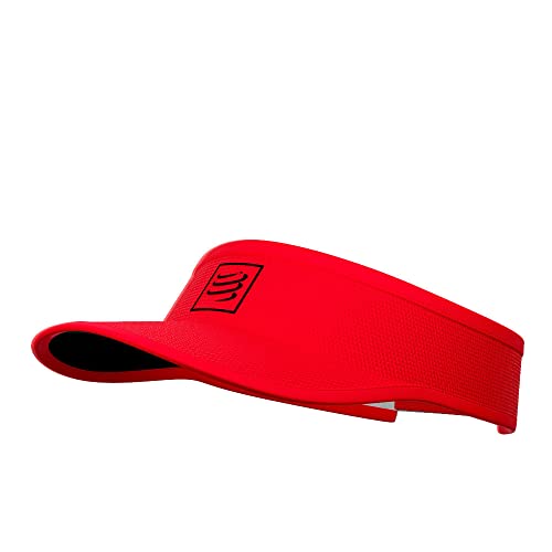 Compresport Visor Visera, Adultos Unisex, Red Black Multicolor , Talla Única Compresport Visor Visera, Adultos Unisex, Red Black Multicolor , Talla Única
