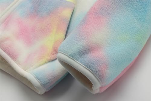 Image of Mud Kingdom Boys Girls Polar Fleece Jacket with Hood Winter Thick Warm Outerwear Funny Cartoon
