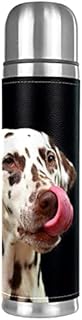Dalmatians Dog Stick Out The Tongue Thermos Vacuum Insulated 1L Compact Stainless Steel