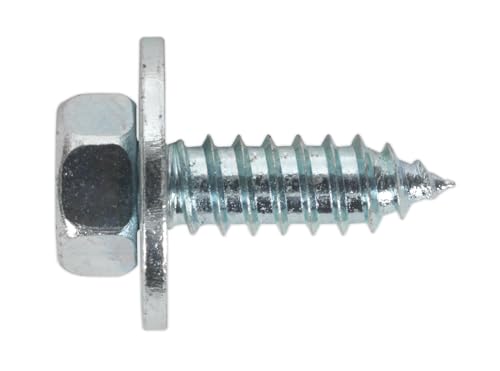 Sealey #14 x 3/4" Zinc Plated Acme Screw with Captive Washer - Pack of 100 - ASW14