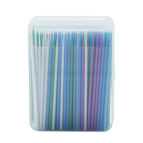 Touch Up Paint Brushes for Automotive Paint Chip Repair Disposable Micro Applicators (1.5, 2.0,2.0, 2.5MM, Multi)-200PCS