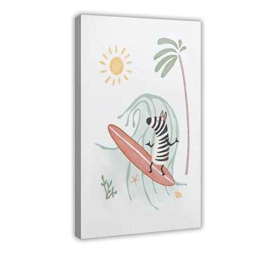 Poster surf chambre enfant pour habiller un mur vide facilement
