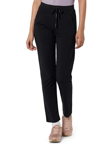 Image of Van Heusen Women's Cotton Lounge Pants | Drawstrings & Side Pockets | Cotton Stretch | Smart Tech Finish| Everyday Pyjamas | At Home Pyjamas | Style 55303