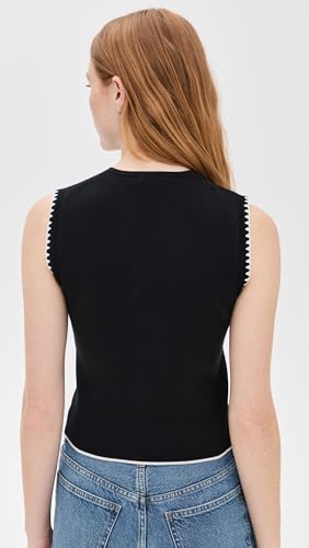 Madewell Women's Blanket Stitch Crewneck Sweater Tank3