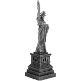 Mini statuetta della statua della libertà: questa statuetta è realizzata in metallo, un materiale resistente che può durare a lungo. decorazione della statua della libertà