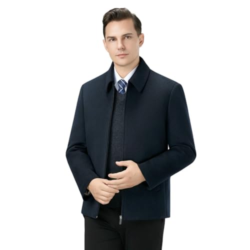 Veste courte homme laine doublure duvet pour le quotidien automne hiver