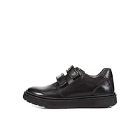 Geox boys J847SH00043C9999 J RIDDOCK BOY H School Uniform Shoe, BLACK, 7 UK