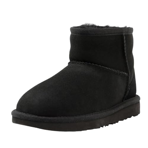 UGG Mixte enfant Mini Ii Classic Boot, Noir, 33.5 EU