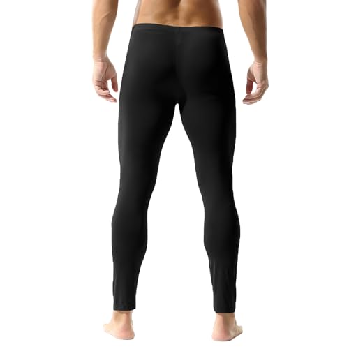 Men's Breathable Sleep Pants Soft Sleepwear Loose Lightweight Bottoms Pajamas4