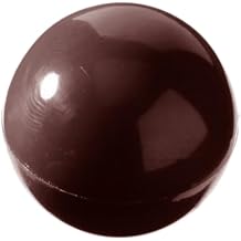 Chocolate World 1495 Clear Polycarbonate Candy Mold with 40 Hemisphere Cavities 20mm Diameter x 10mm High
