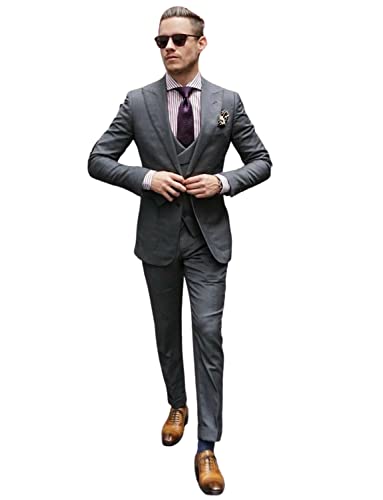 Costume d'affaires quotidien à revers en pointe pour vos réunions professionnelles