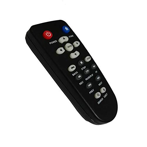 Godetevi 3 mesi di garanzia Telecomando di ricambio adatto per lettore multimediale WD TV Western Digital WDBABX0000NBK WDBACB0010HBK WDBACB0020HBK WDBACC0010HBK WDBACC0020HBK WDBREC0000NBK Live WDTV