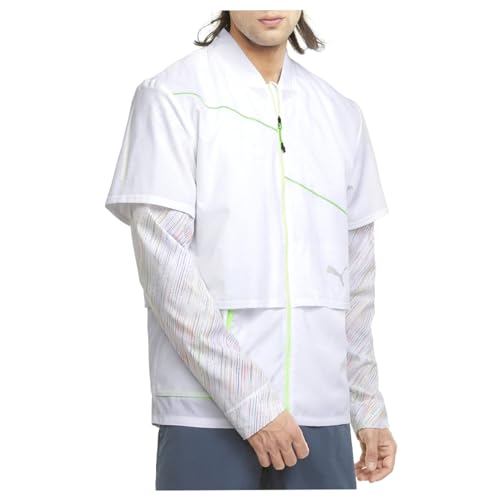 PUMA Mens Run Woven Ultra Jacket Athletic Outerwear Casual Comfort