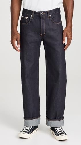 Naked & Famous Denim Men's Strong Guy Nightshade Stretch Selvedge Jeans2