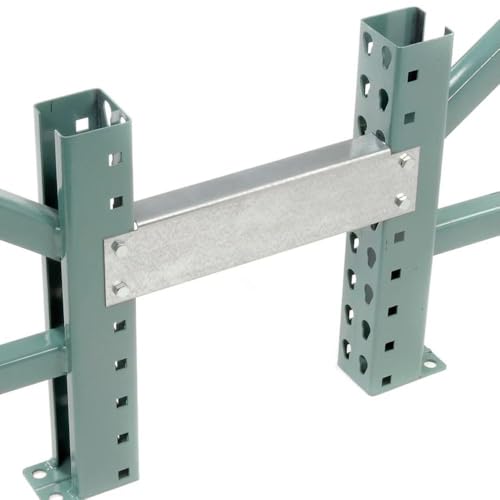 Shelving Inc. 12 inch Galvanized Pallet Rack Row Spacer