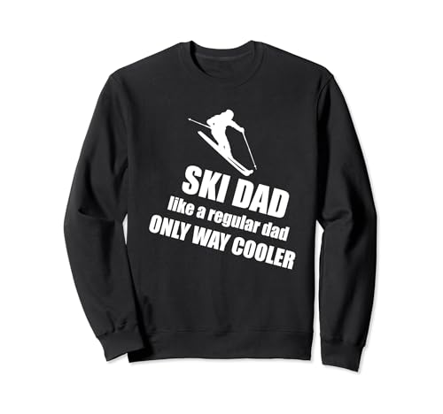 Ski Dad Skifahren Skisport Papa Vater Spruch Sweatshirt