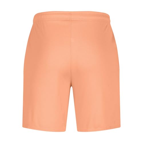 Men's Solid Color Sports Fitness Training Breathable Holiday Mesh Beach Shorts Pockets Cropped Pants Vocation Pants4