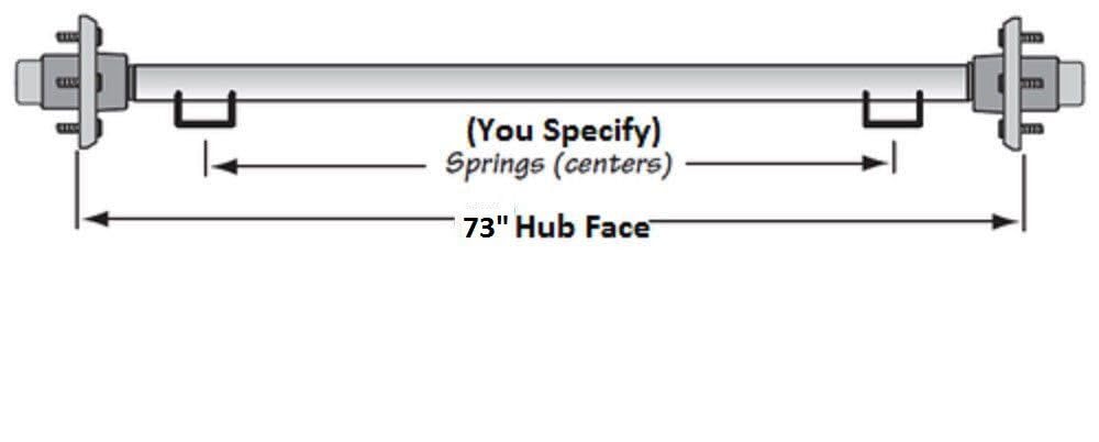 Everything for trailers, RVs and trucks and more - Trailer For Axle 3500# Bare For Axel For Beam 73