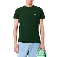 Lacoste Men's Crew Neck Short Sleeve Regular Fit Classic T-Shirt, Green, X-Large