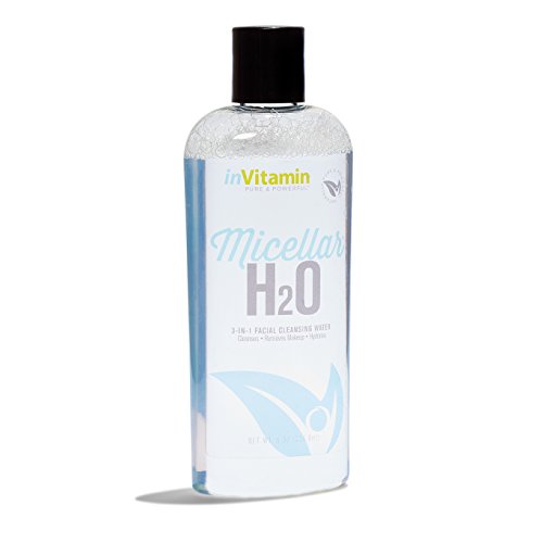 bemndful Plant-based Micellar Cleansing Water All-in-One Gentle Cleanser, Makeup Remover for All Skin Types, Alcohol Free, Cruelty Free, All Natural Ingredients (8 oz)