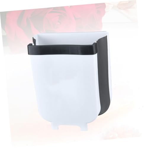 Cabilock bote plegable para basura blanco para puerta de gabinete miniatura 3