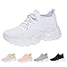 AYziemezm Womens Running Sneakers Tennis Non Slip Walking Shoes Lightweight Breathable Sneaker Comfort Sock Shoe Mesh Workout Casual Sports Shoes Non Slip Athletic Fashion Sneakers Grey