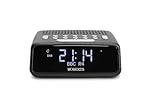 Roberts ORTUSDAB FM/DAB/DAB+ Digital Clock Radio, Alarms with large LCD VA Display, Black