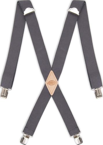 Image of Dickies Men's 1-1 /4 inch Solid Straight Clip Suspender - Adjustable Fit, Heavy-Duty Clips