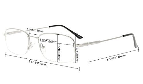 Image of CessBlu Computer Glasses Men Bendable Titanium Reading Eyeglasses Blue Light Filter