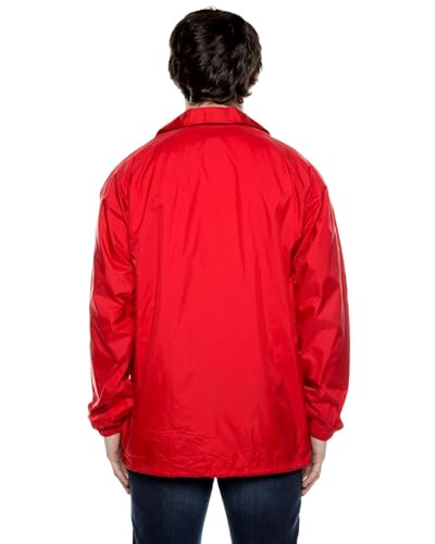 Cottonhood Coaches Jacket, Nylon Windbreaker for Men - Lightweight and Water-Resistant Coach Jacket3