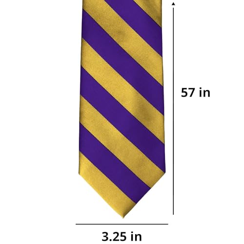 Image of tiemart Men's Striped Tie Standard Length