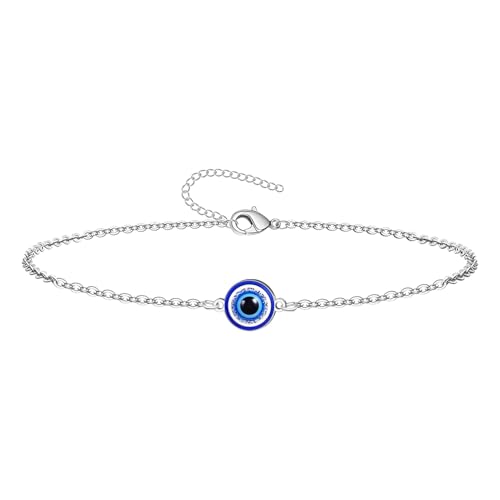 cotigo Pulsera de ojo turco (Plateado)