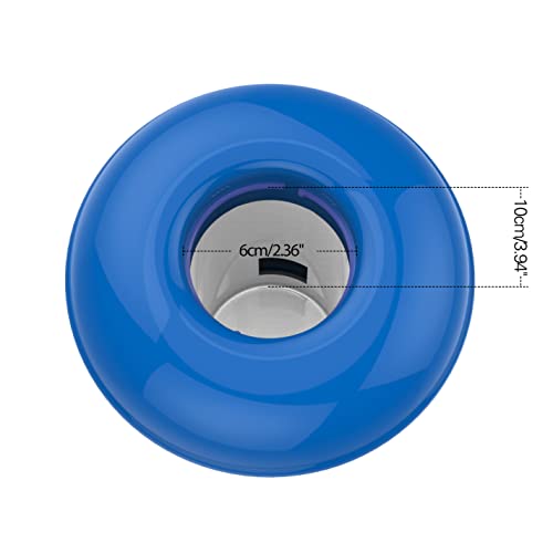 Housolution Floating Chlorine Dispenser, 5-Inch Floater Fits 1 Inch Chlorine Tablets, Adjustable Release Flow Tablets Floater For Indoor & Outdoor Swimming Pool Spa Hot Tub - Blue & White #TOP2