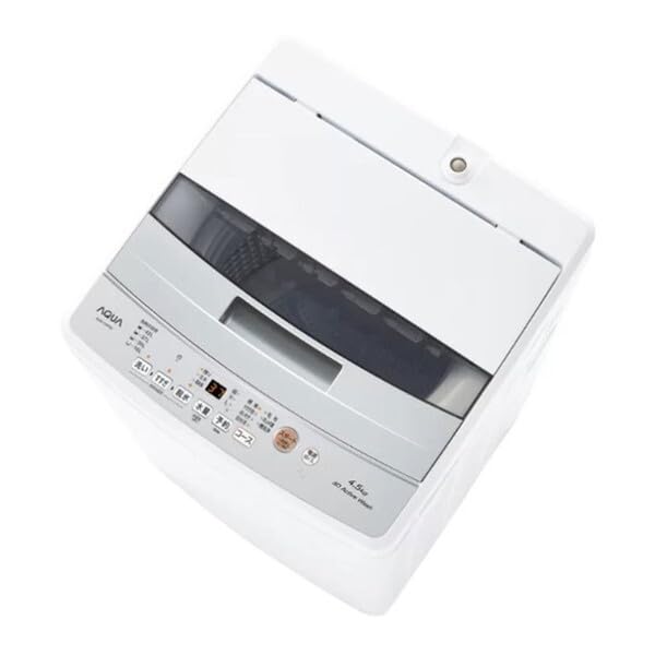 アクア　洗濯4.5kg全自動洗濯機 ホワイト AQW-S4M-W   リサイクルショップ宮崎屋　佐土原店　26.2.5 Amazon | AQUA AQW-S4P-W ホワイト [洗濯機 (4.5kg)] | アクア(AQUA
