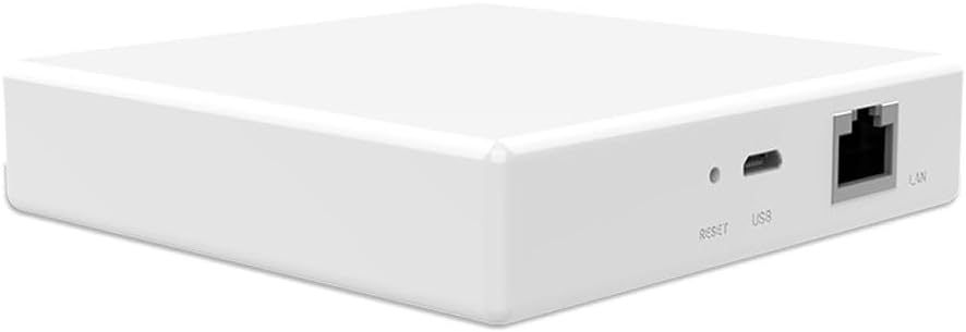 Tuya Smart Matter, ZigBee 3.0, Thread Bridge Hub Wired Gateway, Support IPV6 Protocol and Multi-Device Management,Compatible with Apple HomeKit,Amazon Alexa,Google Home,SmartThings