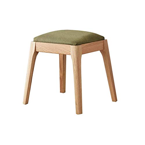 Taburete suave de dormitorio y tocador gzz en madera maciza 3