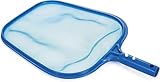 Yrlehoo Poolkescher Kescher Laubkescher Pool Reinigung Schwimmbad Netz Pool Reinigungsset mit Kescher Aufsatz Oberflächenkescher, 44x34CM